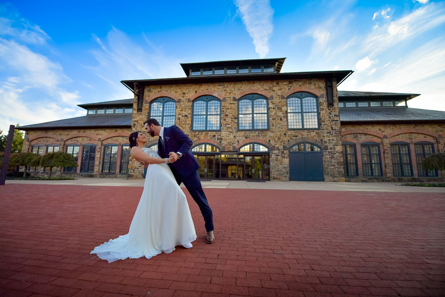 Wedding Photography in Front of the Phoenixville Foundry