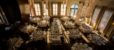 Event set up in the West Wing of the Phoenixville Foundry